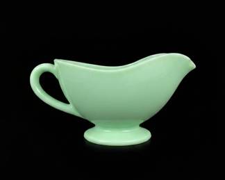 Vintage Fenton Jadeite Ruffled Edge Console Bowl second image