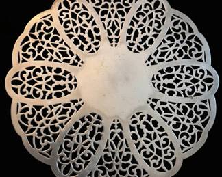 Wm. Rogers SilverPlated Pierced Candy Dish