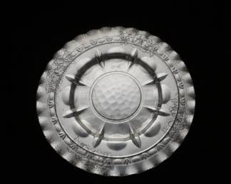 Fostoria American Pattern Clear Glass Plate