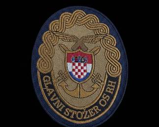 Croatian Armed Forces General Staff Glavni stoer OS RH Uniform Patch