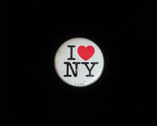 Vintage I Love NY Pinback Button