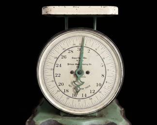 Pelouze Manufacturing Co. Not Legal for Trade Kitchen Scale