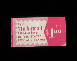 Vintage US Postage Stamp Booklet Scott Ca c Airmail