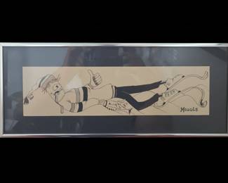 Moguls Cartoon Print