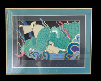 Hugh Kicks Mardi Gras New Orleans Print