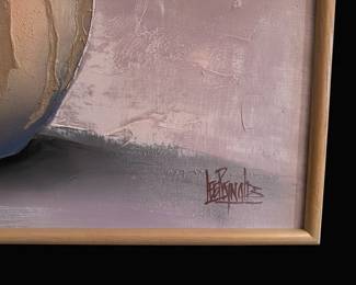 Abstract Floral Painting by Lee Reynolds
