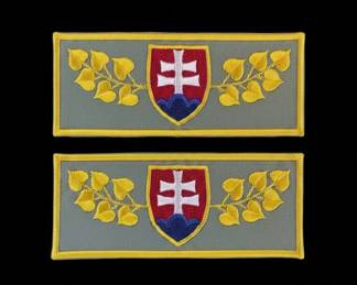Slovak Armed Forces Officer Shoulder Boards