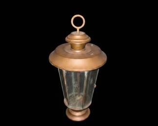 Vintage Brass Hall Lantern