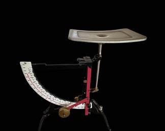 Vintage Industrial FanStyle Computing Scale