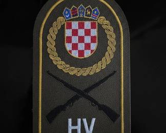 Croatian Army HV Infantry Patch War of Independence Era
