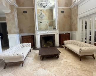 RH Tufted Upholstered Sofas Like New $4500.00 OBO