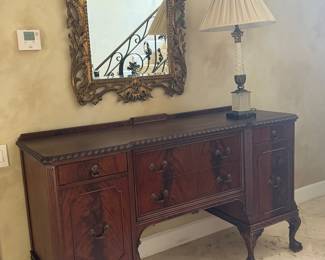 Wood Console Table $2000.00