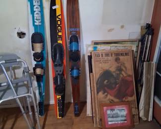 Misc vintage water skis