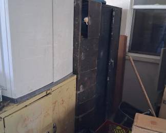Misc. steel and plastic cabinets