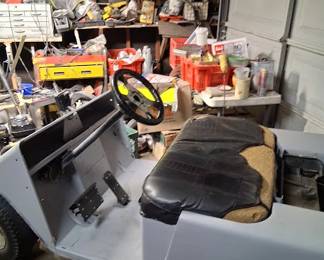 Gas powered golf cart