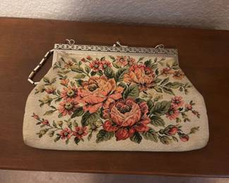 Embroidered purse