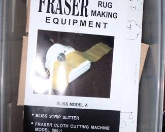 FRASER RUG MAKING EQUIPMENT