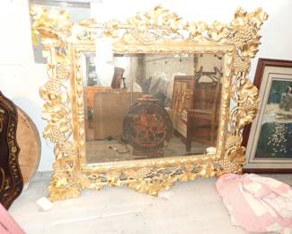 LARGE ORNATE MIRROR