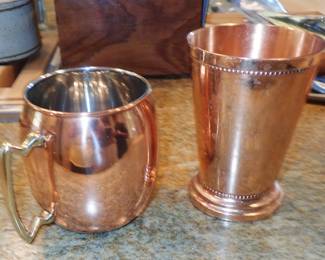 COPPER SERVING PIECES
