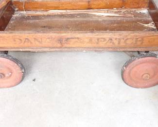 DAN PATCH - WOOD WAGON W/METAL WHEELS