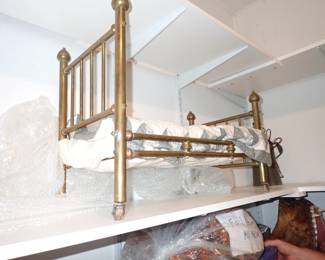 BRASS DOLL BED