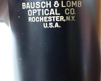 BAUSCH & LOMB OPTICAL MICROSCOPE IN WOOD BOX