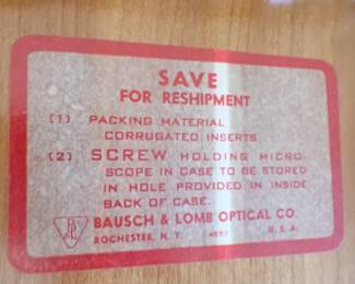 BAUSCH & LOMB OPTICAL