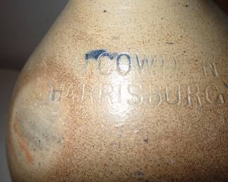 SALT GLAZED VASE F.H. Cowden (Henry Cowden)