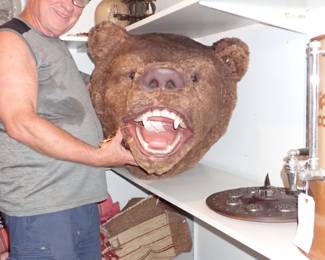 FAUX BEAR HEAD