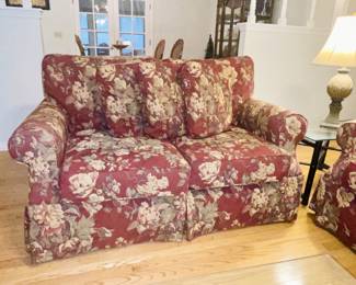 •Loveseat by ROWE Overall length 58" • 32"tall 40"deep Seat Interior Width 45" • 24"deep