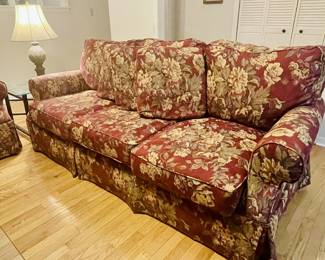 •Sofa by ROWE Overall length 84" • 32"tall • 40"deep Seat Interior Width 68" • 24"deep
