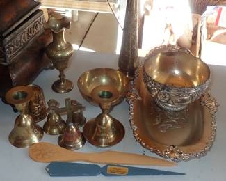 BRASS ASSORTED ITEMS