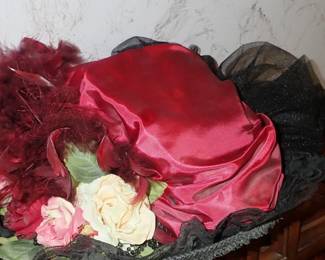BLACK DECORATED HAT