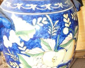PAINTED FLOOR POT
