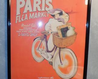 PARIS FLEA MARKET POSTER