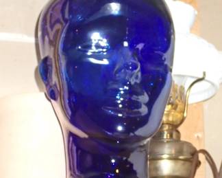 BLUE GLASS HEAD