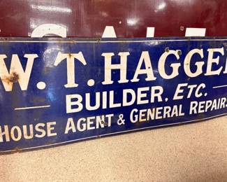 W.T. Hagger Sign