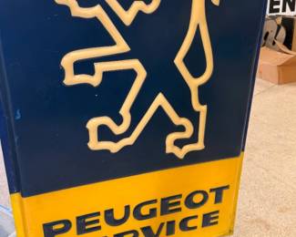 Peugeot Service Sign