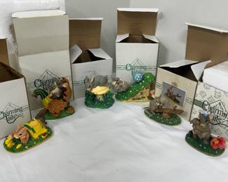 Charming Tails Figurines Set with Box