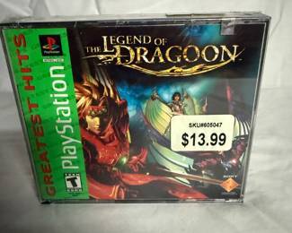 The legend of Dragoon PlayStation video game