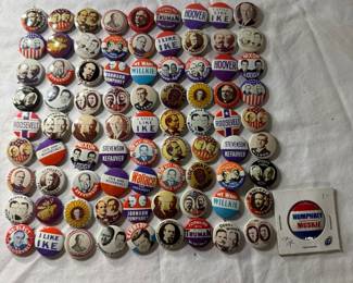 Political pin lot