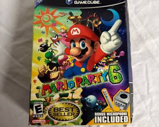 Mario party six Nintendo game cube game