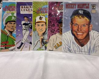 Baseball comic books
