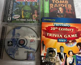 PlayStation and mixed lot video game