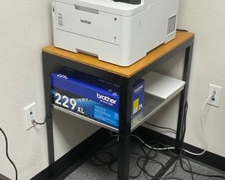 Brother Color Printer & Table