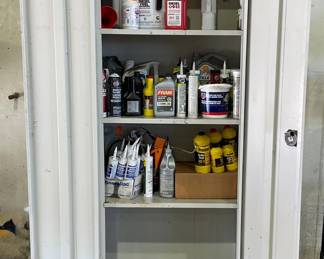 Metal Cabinet and Car Chemicals