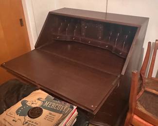 traditional mahogany drop-front secretary desk *AVAILABLE FOR PRESALE*