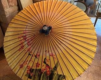 Vintage bamboo umbrella