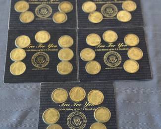Promotional brass coins