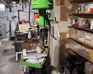 vintage drill press